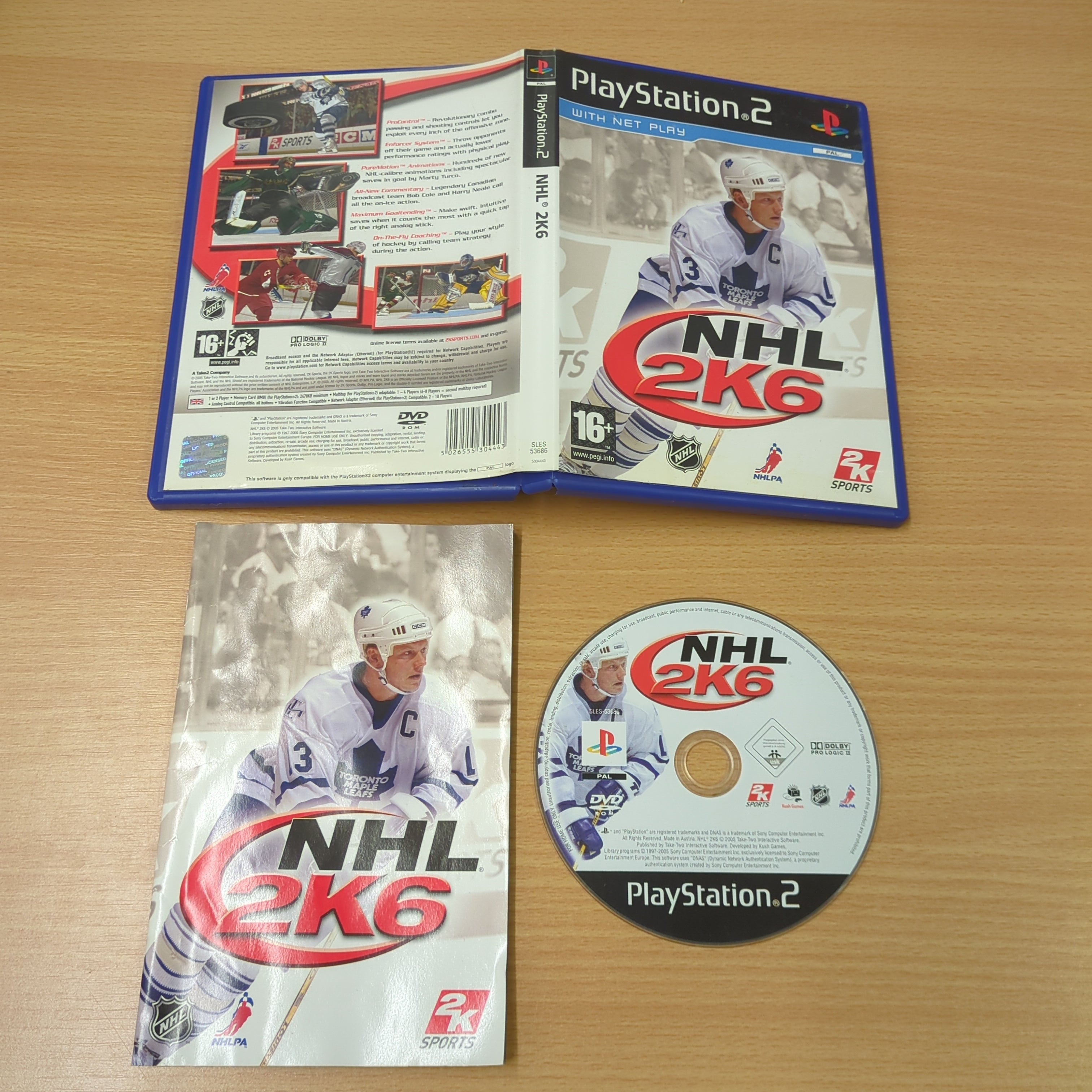 NHL 2K6 Sony PS2 game NHL 2K6 Sony PS2 game